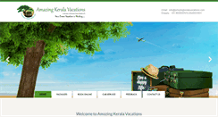 Desktop Screenshot of amazingkeralavacations.com